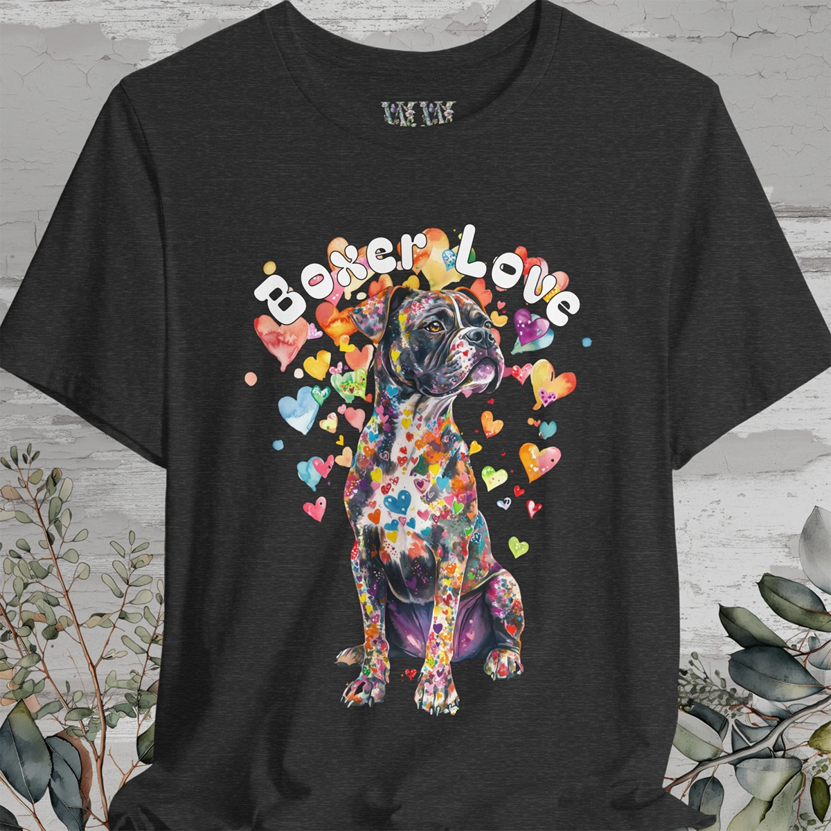 Brindle Boxer Love T shirt