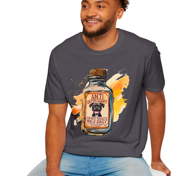 Antidepressant Brindle Boxer Unisex T shirt