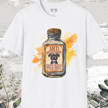 Antidepressant Brindle Boxer Unisex T shirt