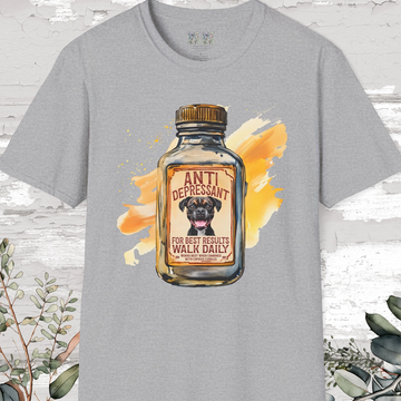 Antidepressant Brindle Boxer Unisex T shirt