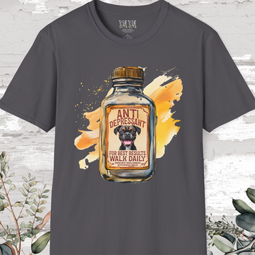 Antidepressant Brindle Boxer Unisex T shirt
