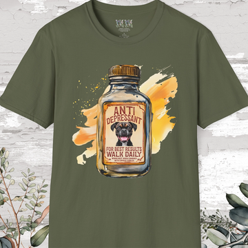 Antidepressant Brindle Boxer Unisex T shirt