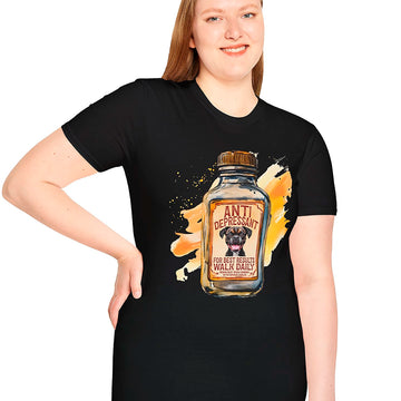 Antidepressant Brindle Boxer Unisex T shirt