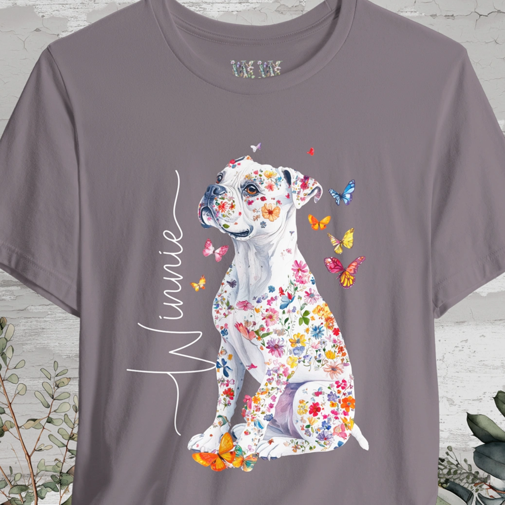 Boxer #3 Floral Personalized T shirt