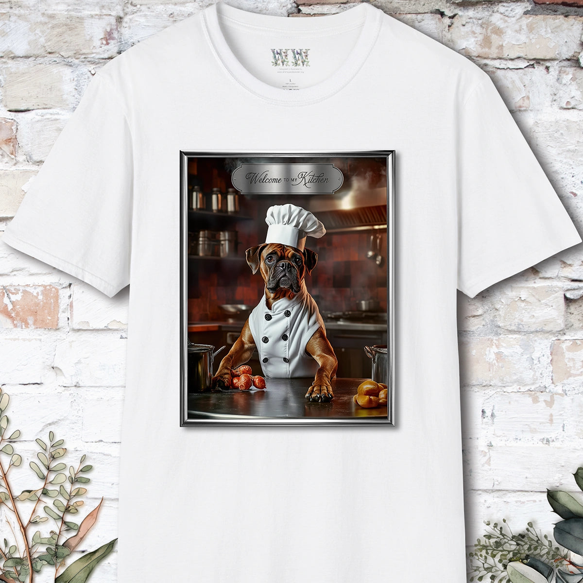 Boxer Chef Unisex T shirt