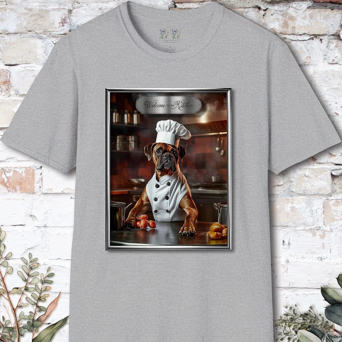 Boxer Chef Unisex T shirt