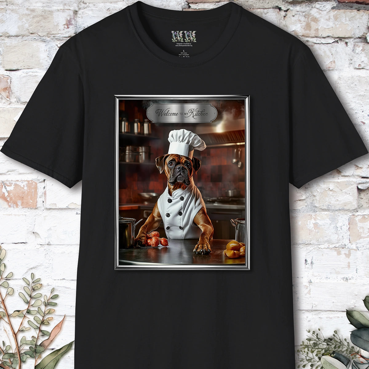 Boxer Chef Unisex T shirt