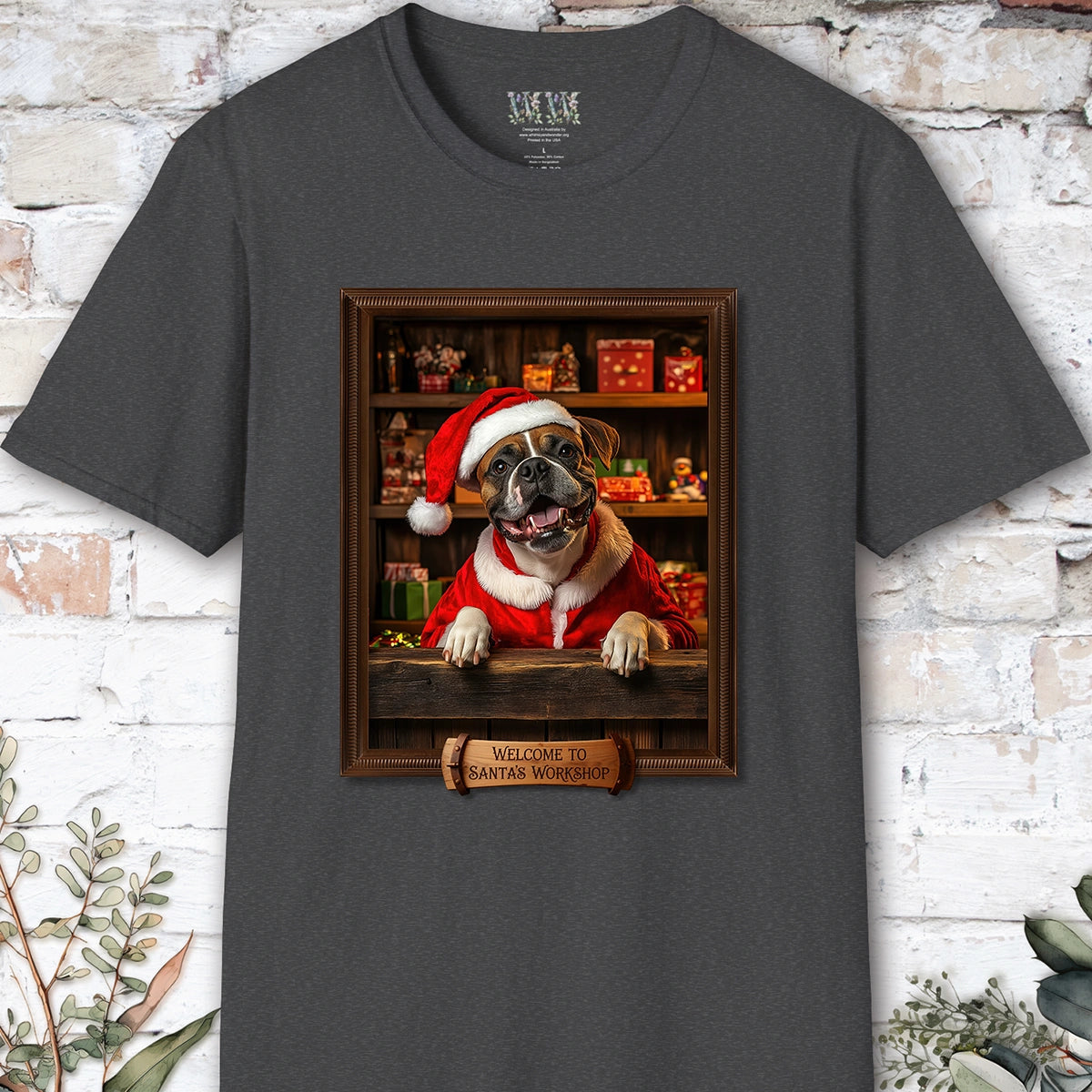 Boxer #1 Santa's Workshop Unisex T shirt