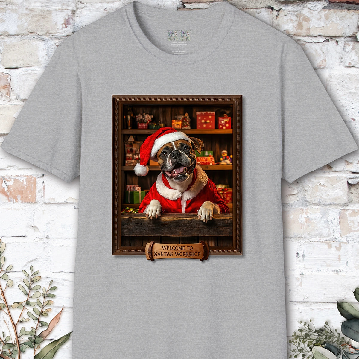 Boxer #1 Santa's Workshop Unisex T shirt