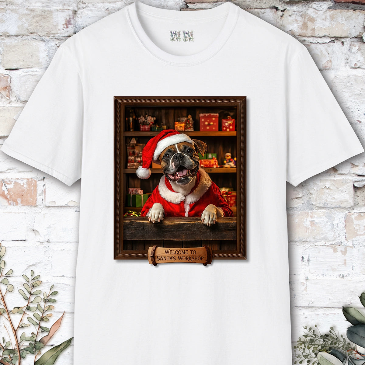 Boxer #1 Santa's Workshop Unisex T shirt