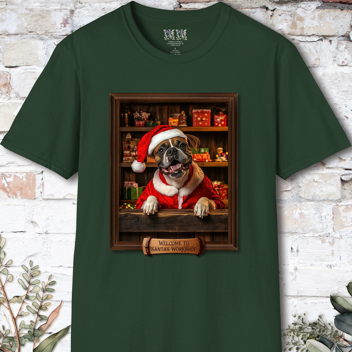 Boxer #1 Santa's Workshop Unisex T shirt