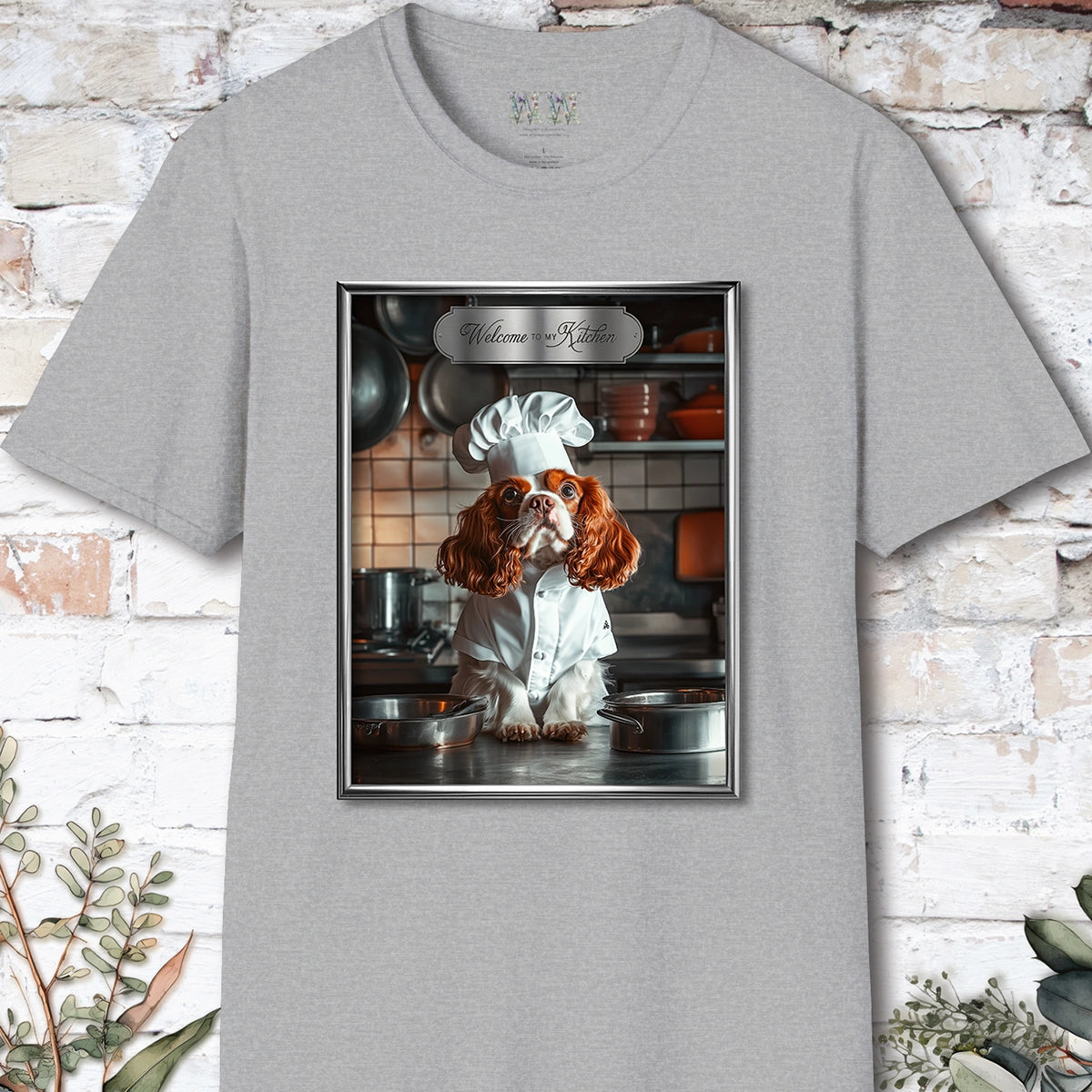 Cavalier King Charles Spaniel Chef Unisex T shirt