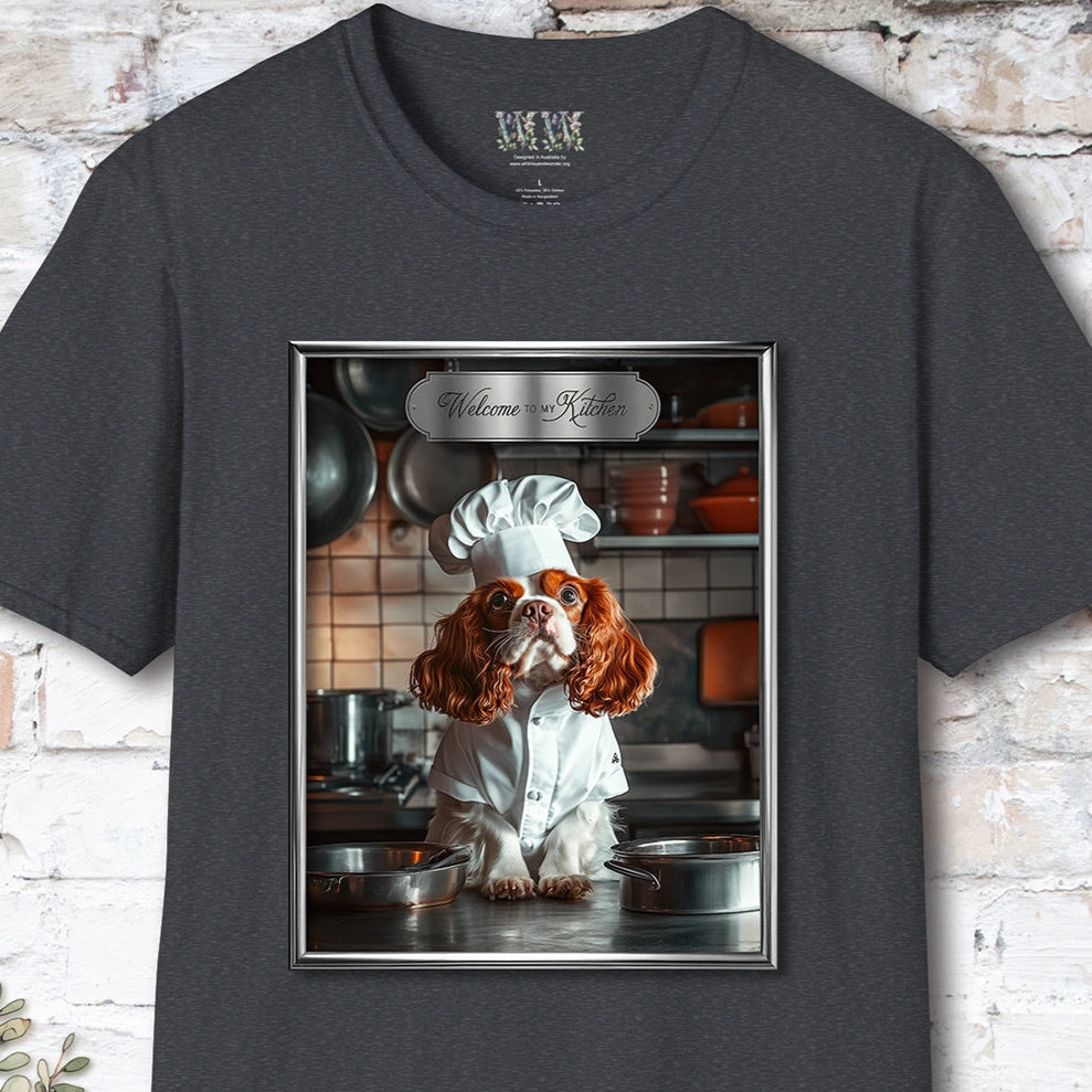 Cavalier King Charles Spaniel Chef Unisex T shirt