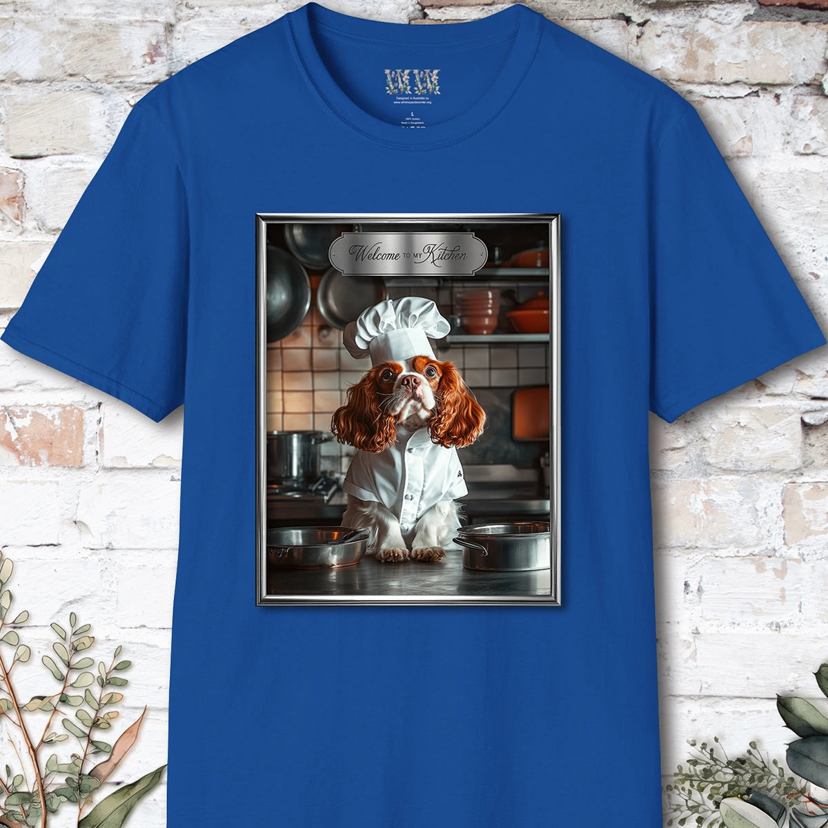 Cavalier King Charles Spaniel Chef Unisex T shirt