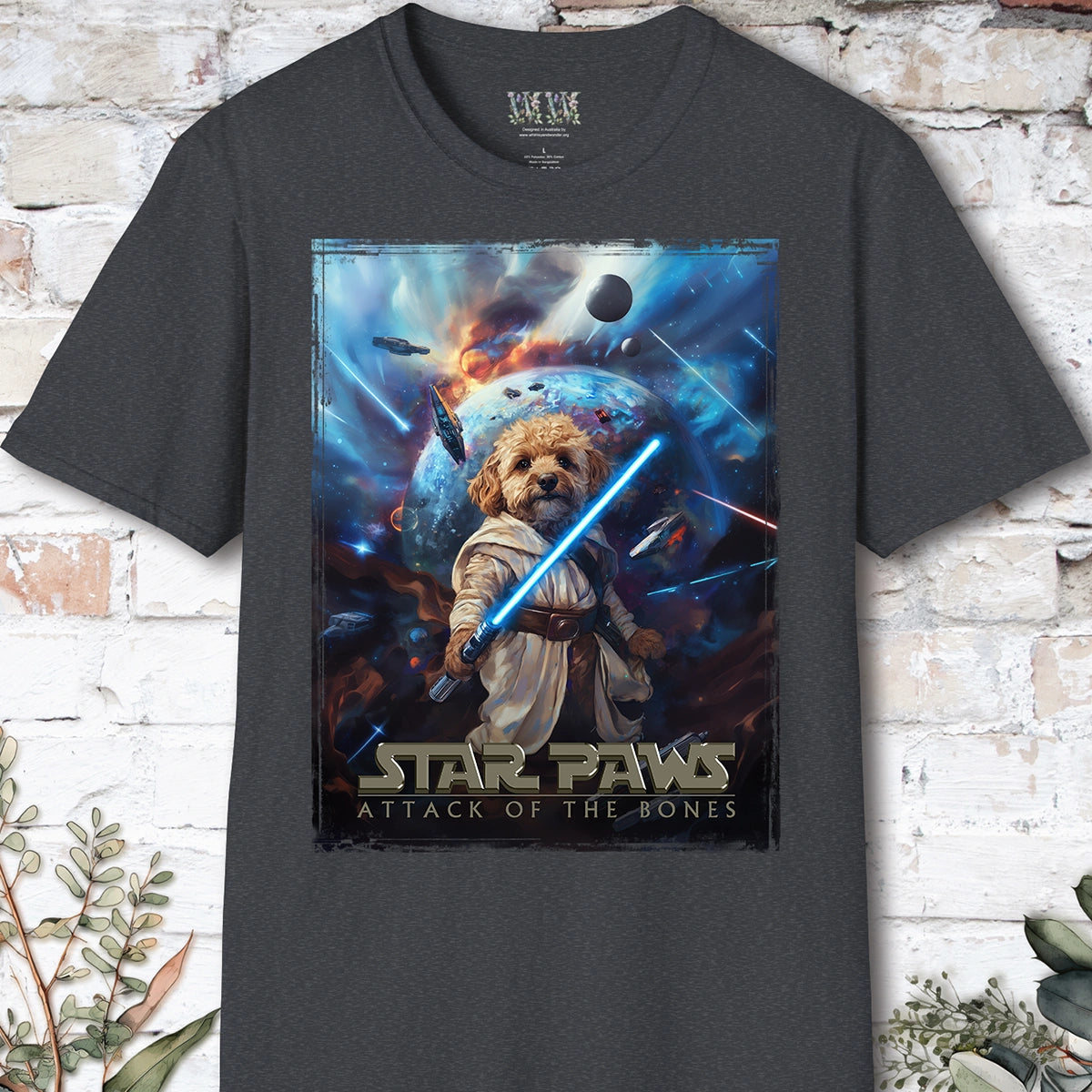 Cavoodle/Cavapoo Tan #1 Star Paws Unisex T shirt