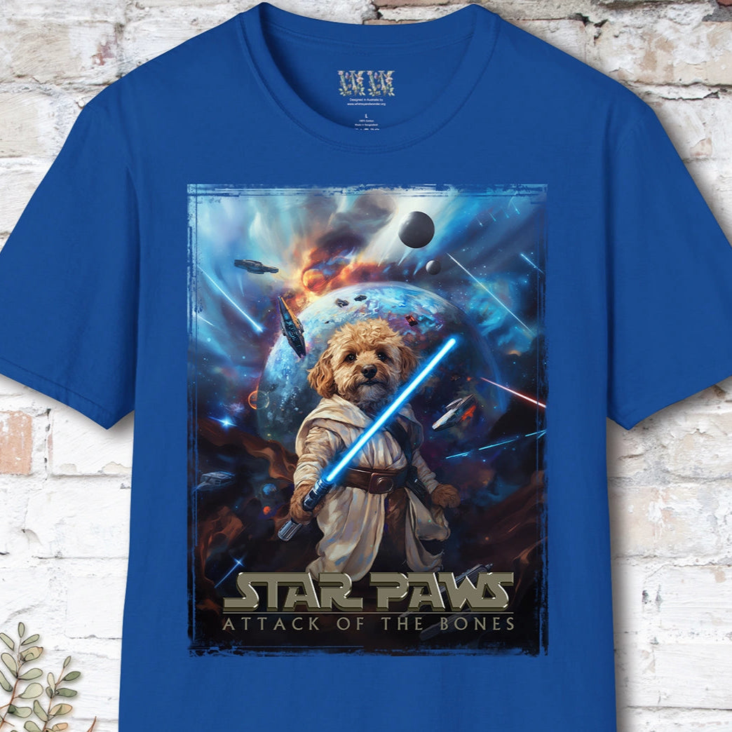 Cavoodle/Cavapoo Tan #1 Star Paws Unisex T shirt
