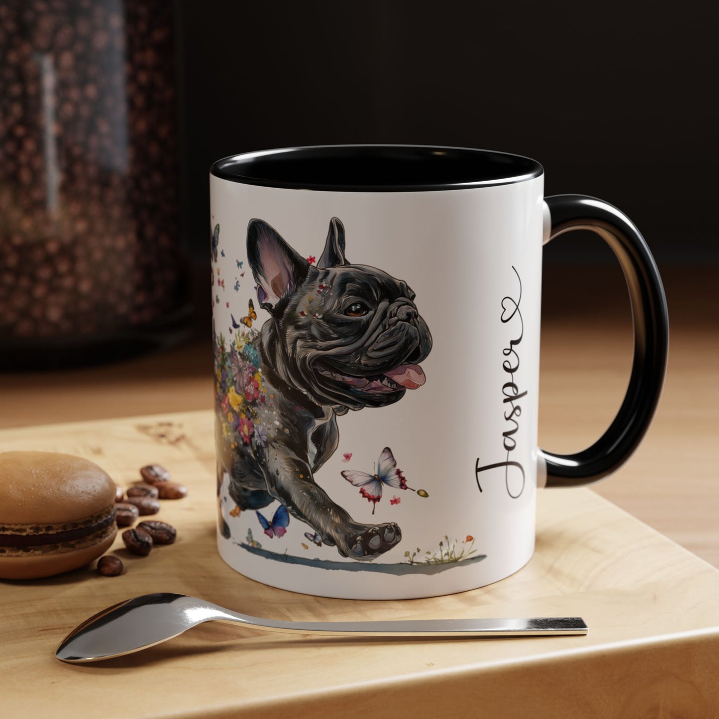 French Bulldog #3 Personalized colourful Mugs, 11oz