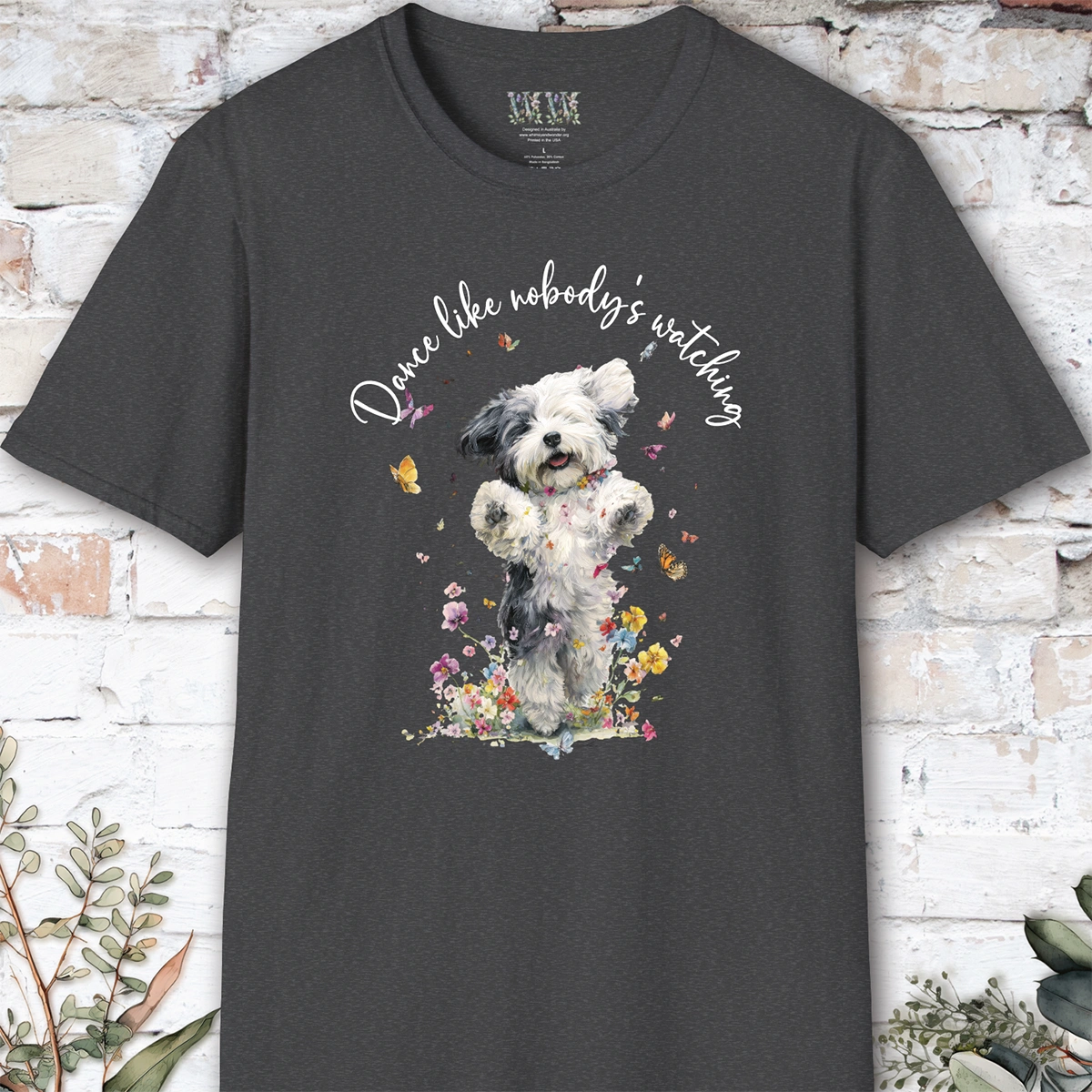 Coton De Tulear "Dance like nobody's watching" unisex T shirt