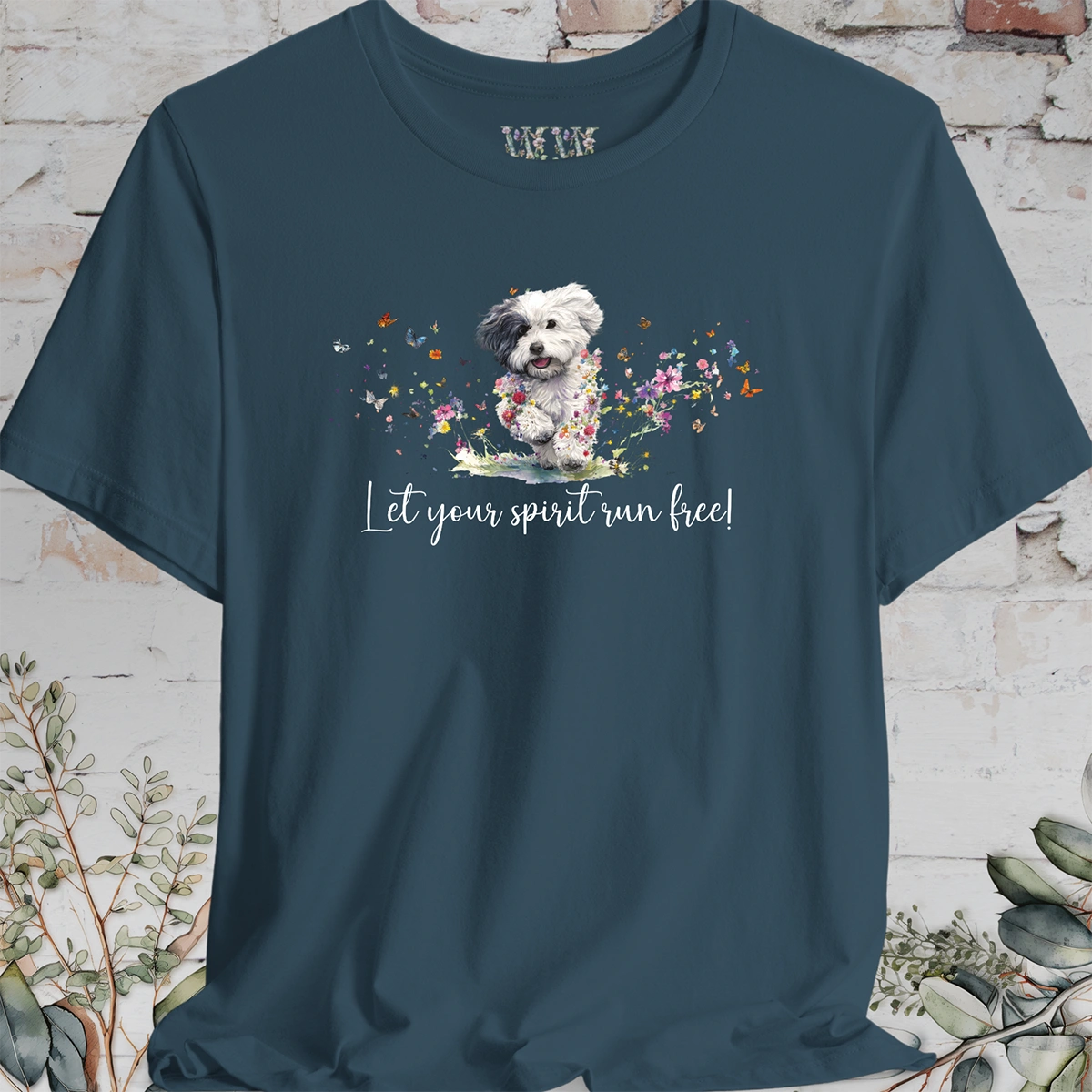 Coton De Tulear 'Let your spirit run free' T shirt