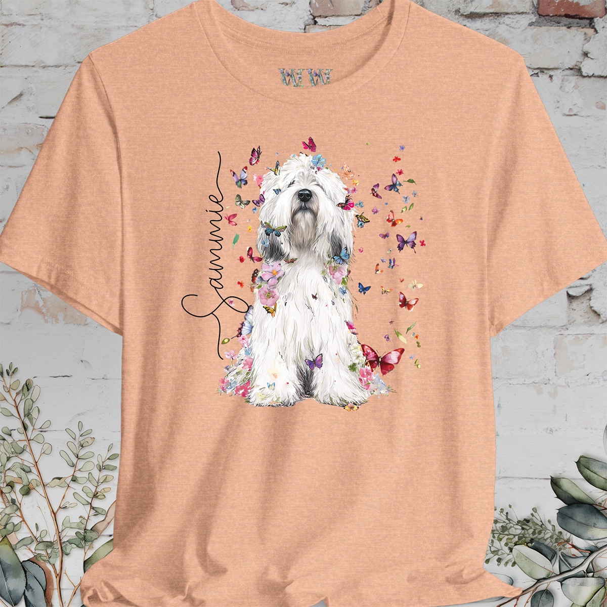 Coton de Tulear #1 Foral personalized T shirt
