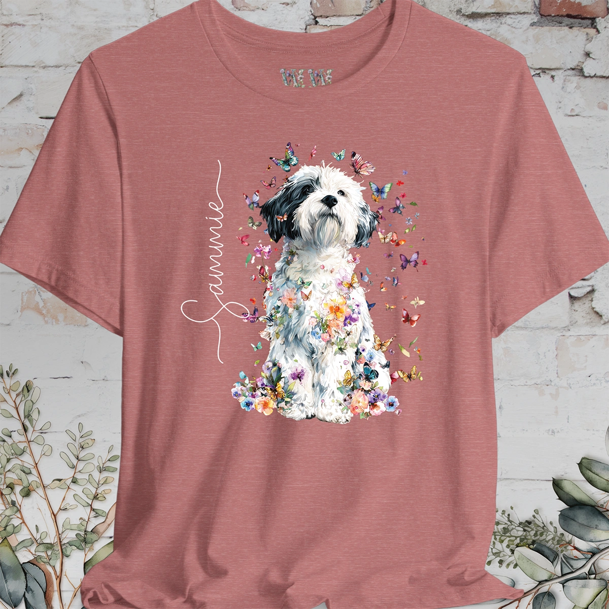 Coton de Tulear #2 Foral personalized T shirt