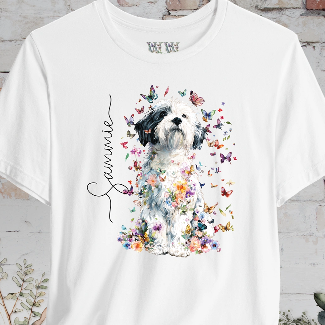 Coton de Tulear #2 Foral personalized T shirt