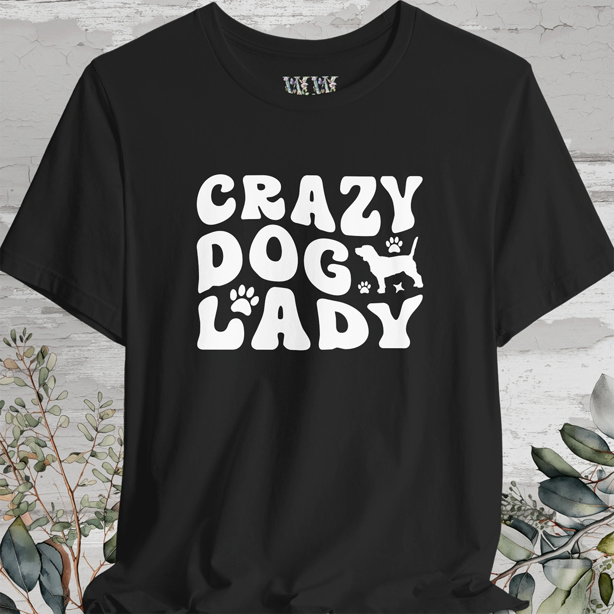 Crazy Dog Lady, Unisex T shirt
