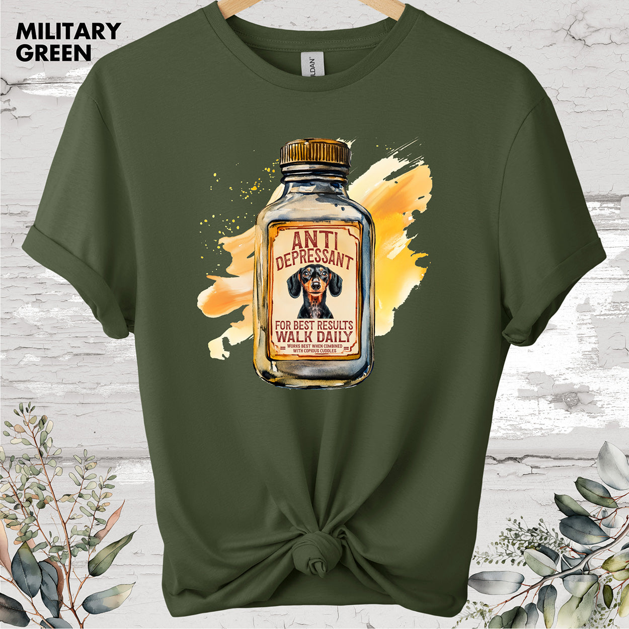 Dachshund Antidepressant T shirt