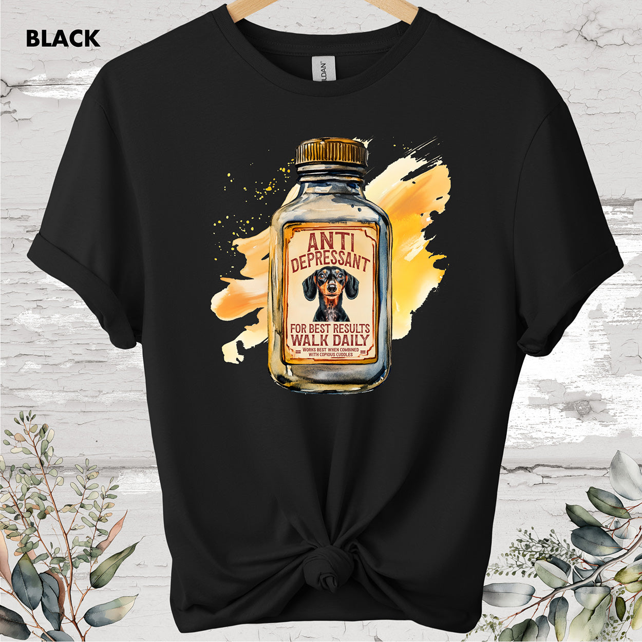 Dachshund Antidepressant T shirt