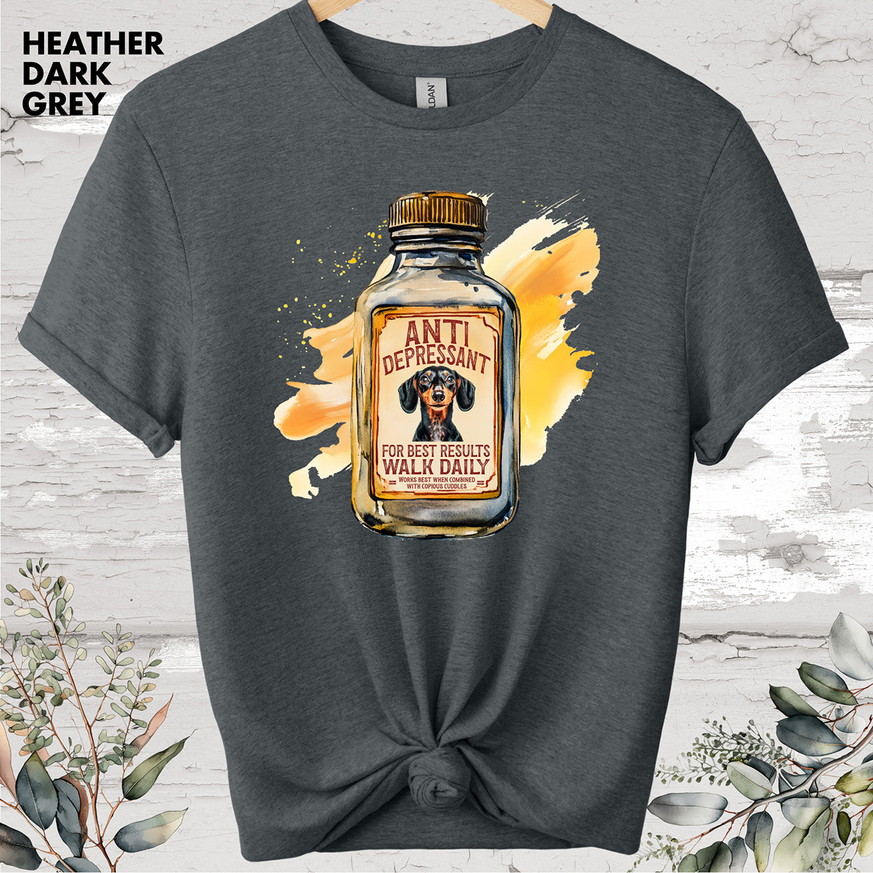 Dachshund Antidepressant T shirt