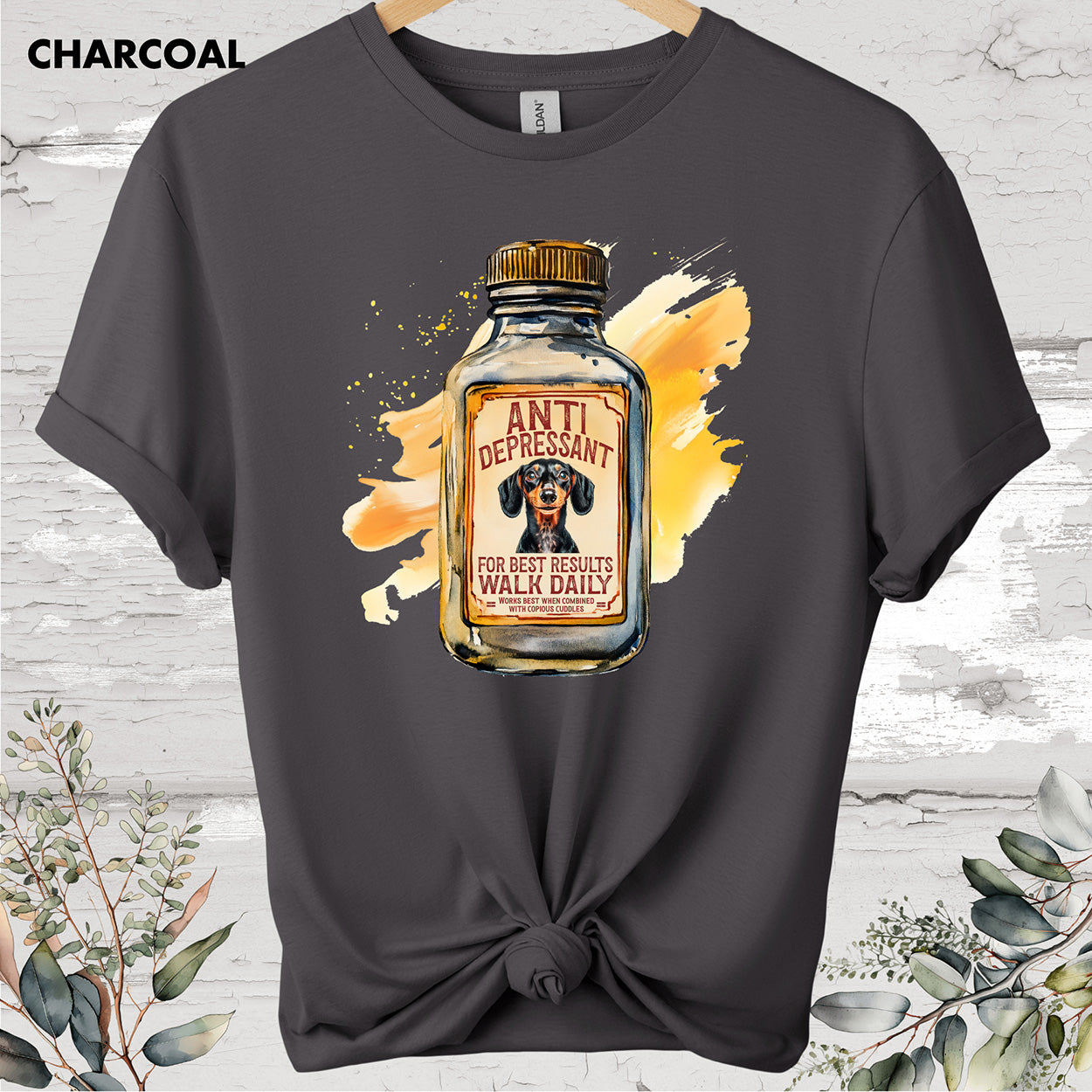 Dachshund Antidepressant T shirt