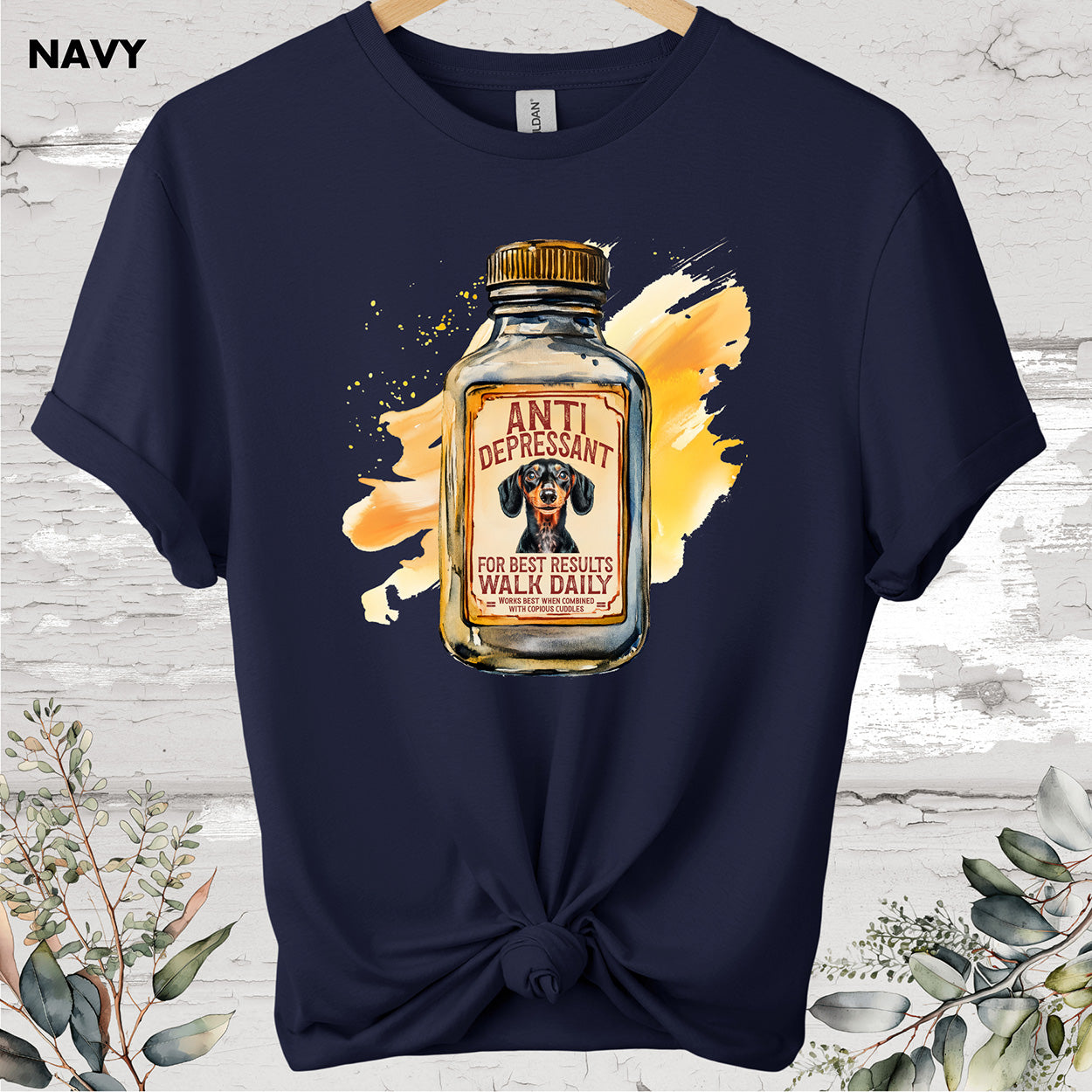 Dachshund Antidepressant T shirt