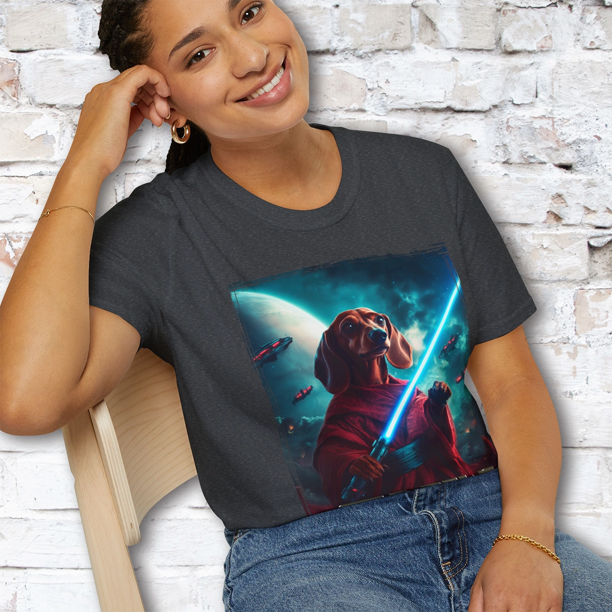 Dachshund #1 Star Paws Unisex T shirt