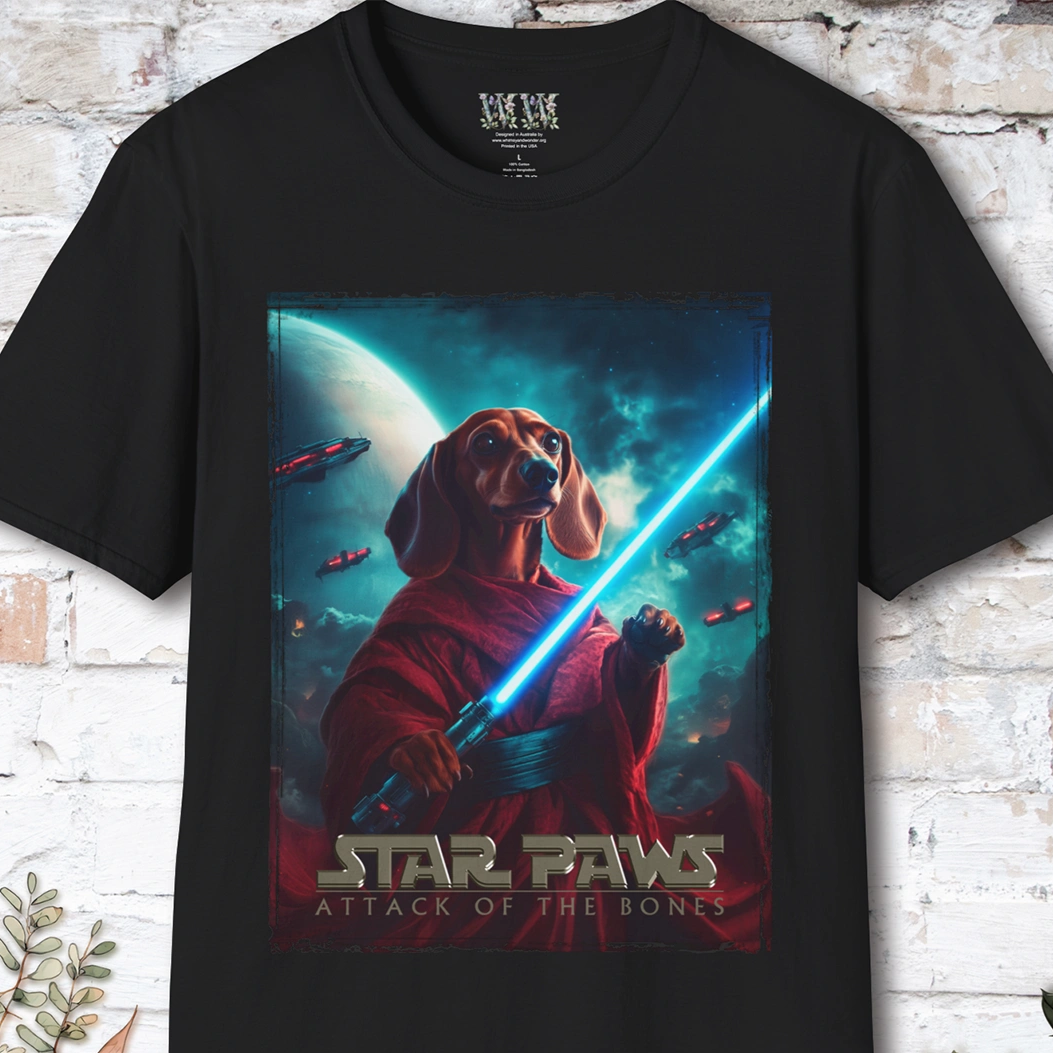 Dachshund #1 Star Paws Unisex T shirt