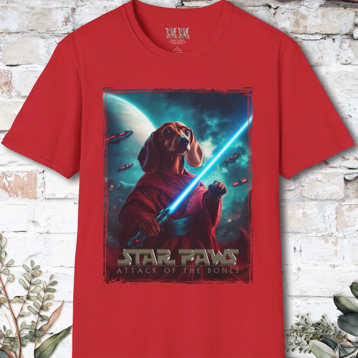 Dachshund #1 Star Paws Unisex T shirt