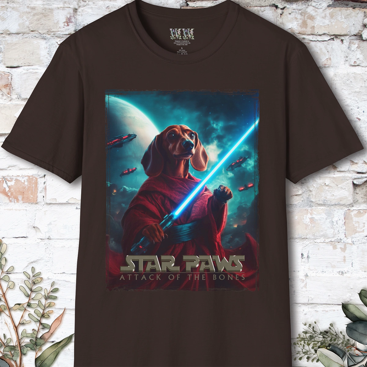 Dachshund #1 Star Paws Unisex T shirt
