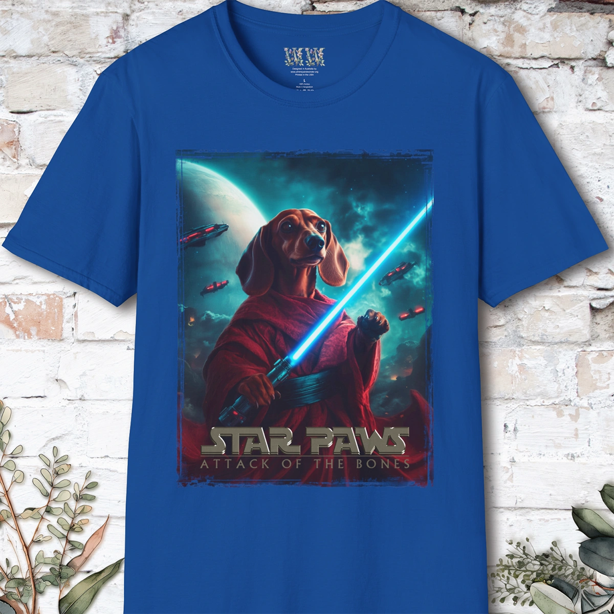 Dachshund #1 Star Paws Unisex T shirt