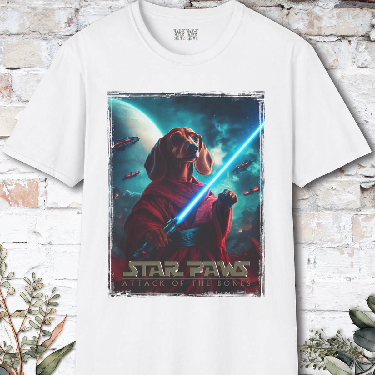 Dachshund #1 Star Paws Unisex T shirt