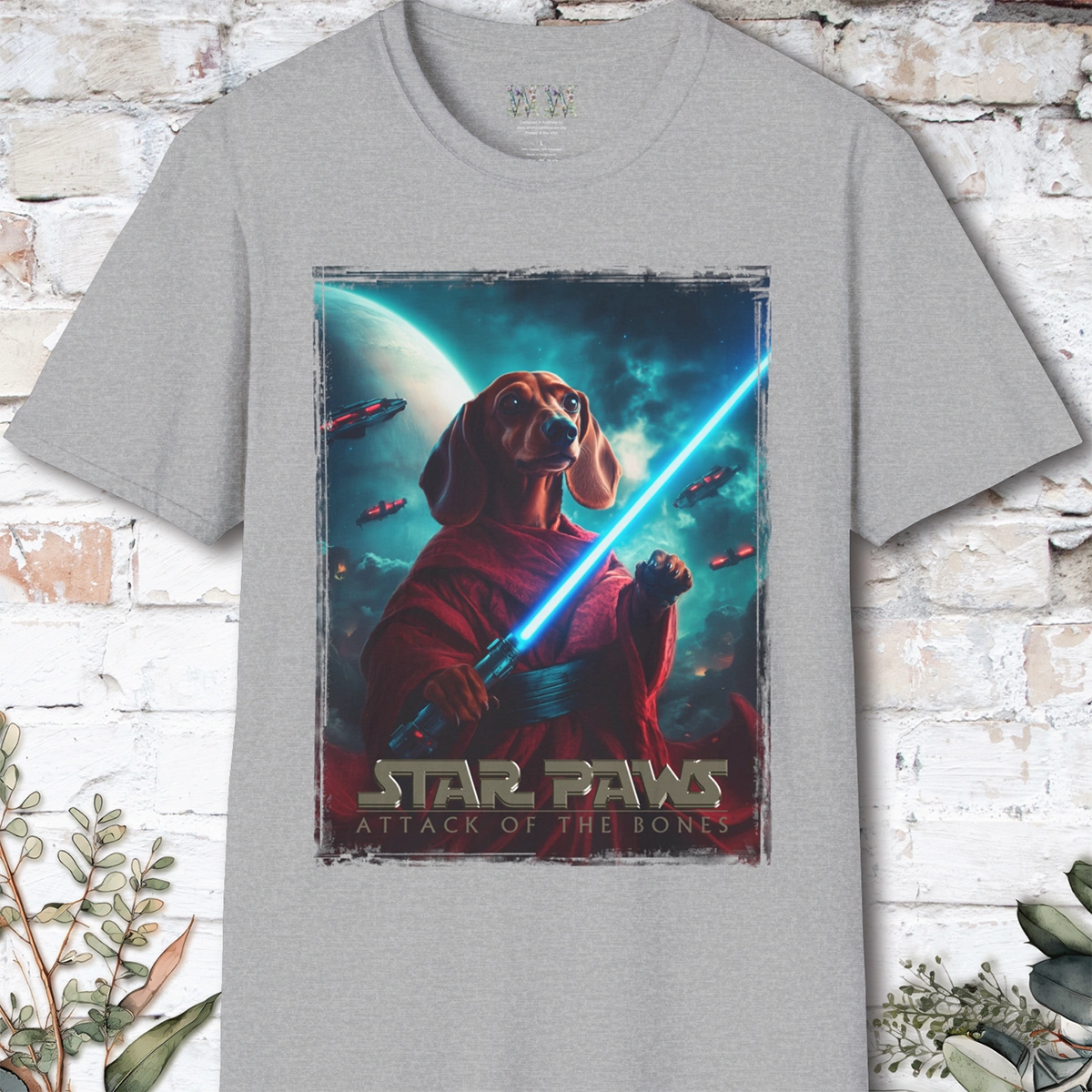 Dachshund #1 Star Paws Unisex T shirt