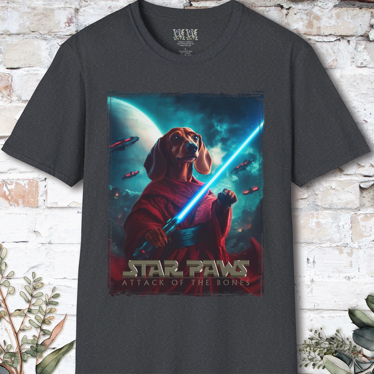 Dachshund #1 Star Paws Unisex T shirt