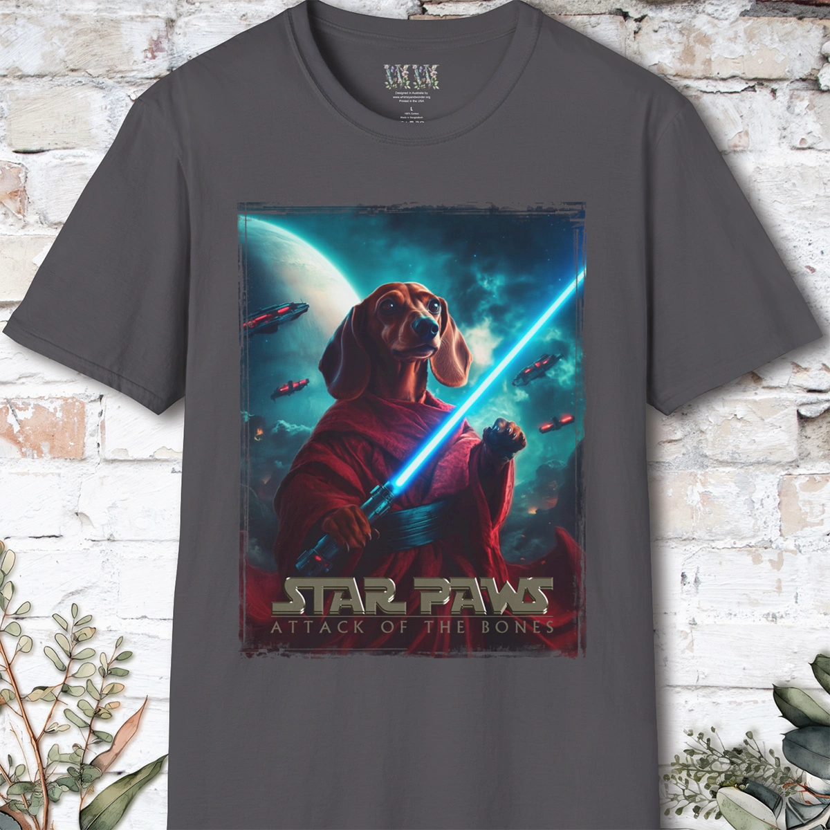 Dachshund #1 Star Paws Unisex T shirt