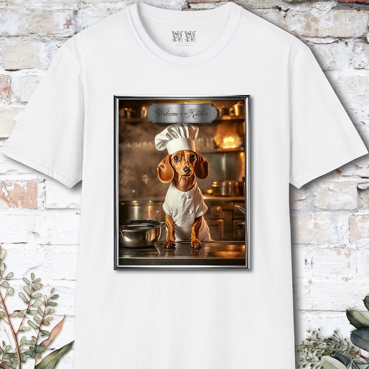 Dachshund #2 Chef Unisex T shirt