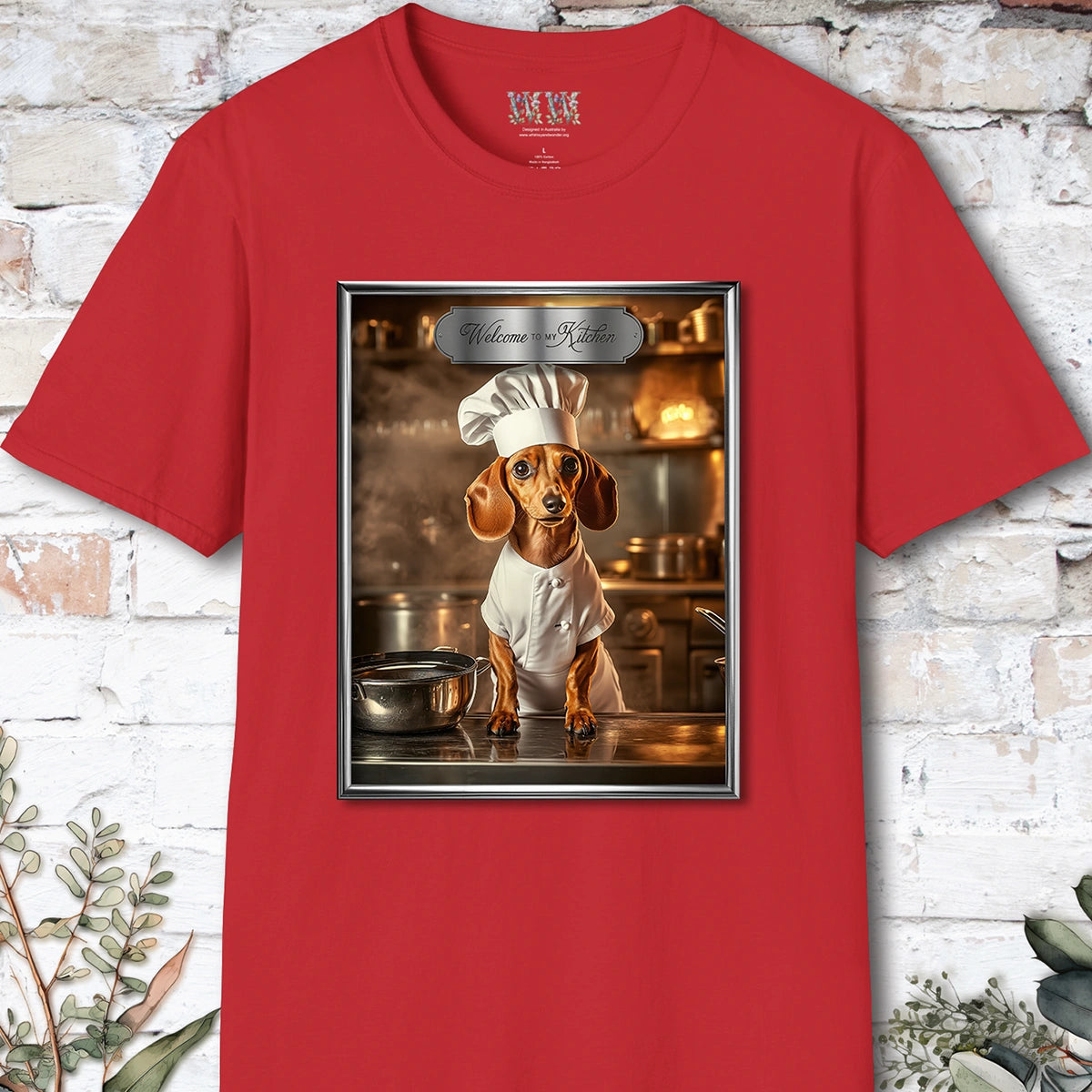Dachshund #2 Chef Unisex T shirt