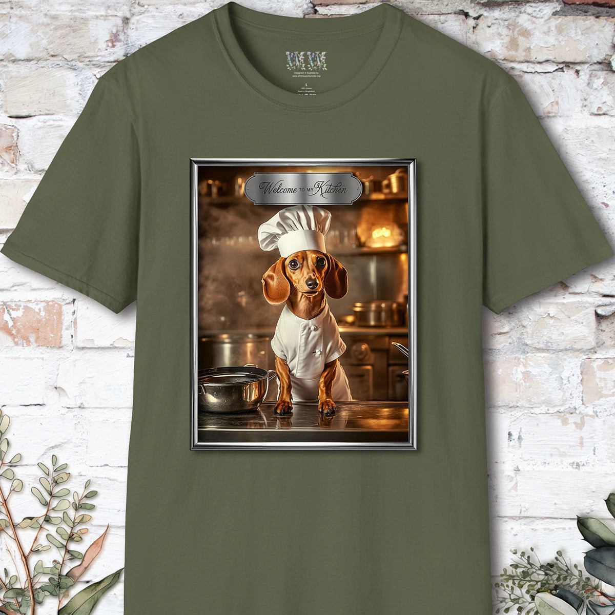Dachshund #2 Chef Unisex T shirt