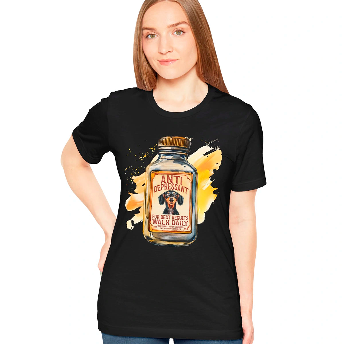 Dachshund Antidepressant T shirt