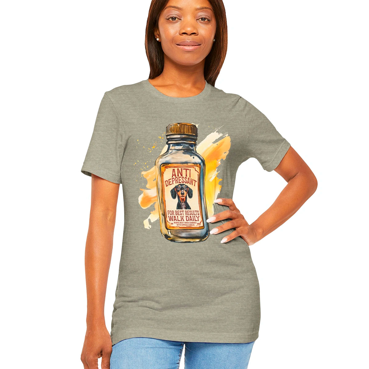 Dachshund Antidepressant T shirt