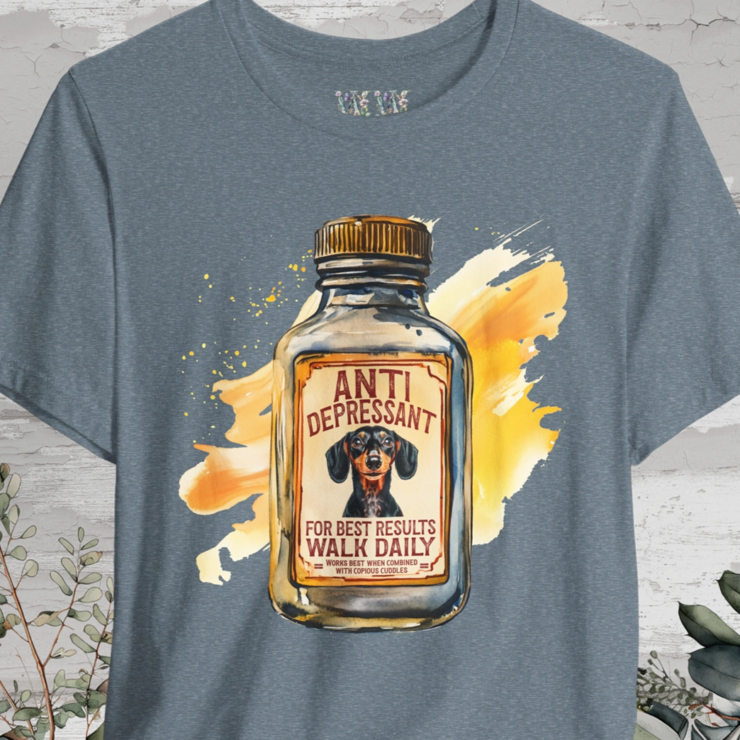 Dachshund Antidepressant T shirt