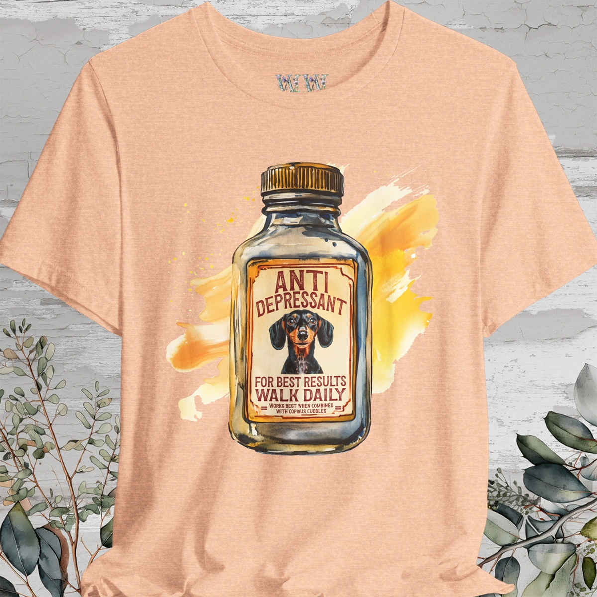 Dachshund Antidepressant T shirt