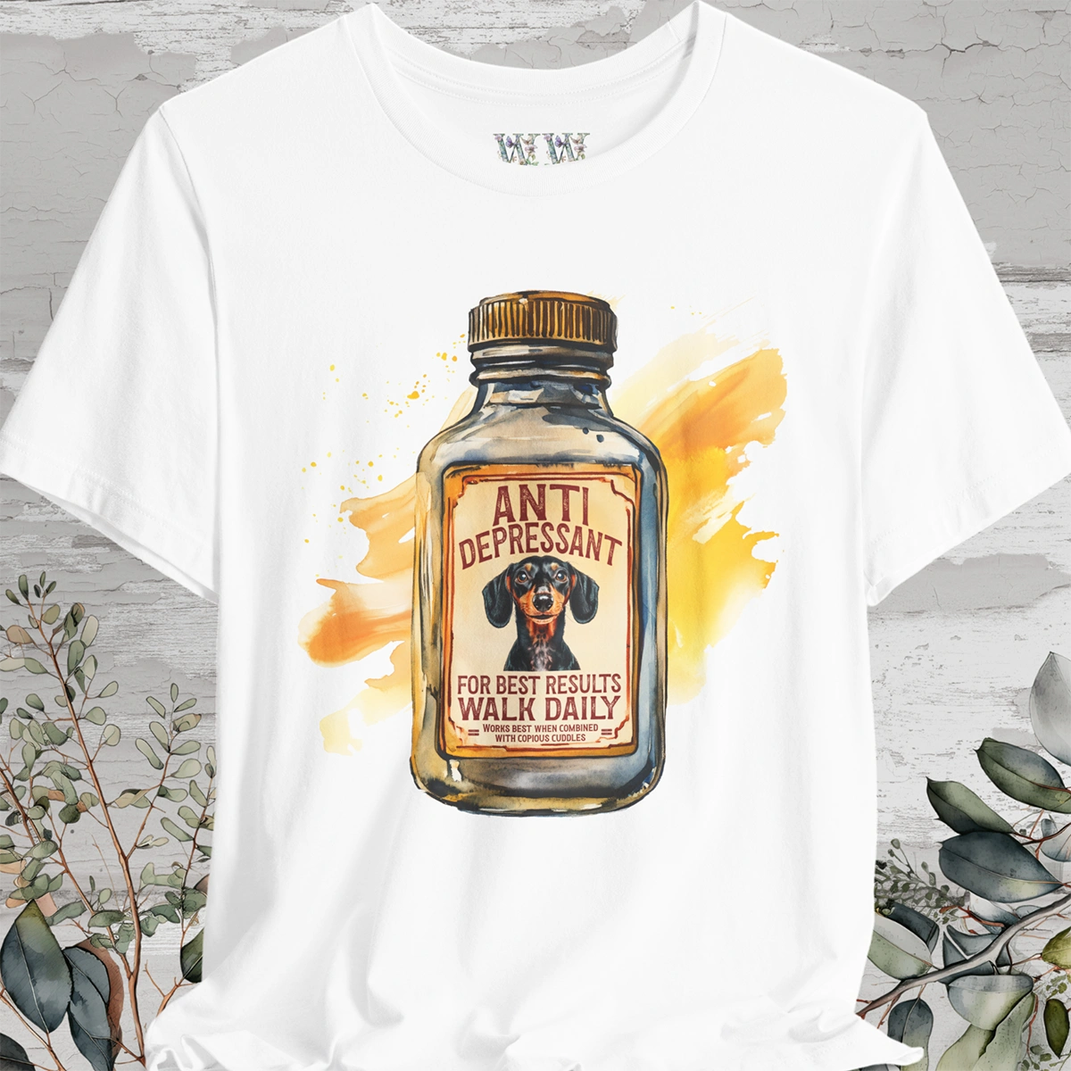 Dachshund Antidepressant T shirt
