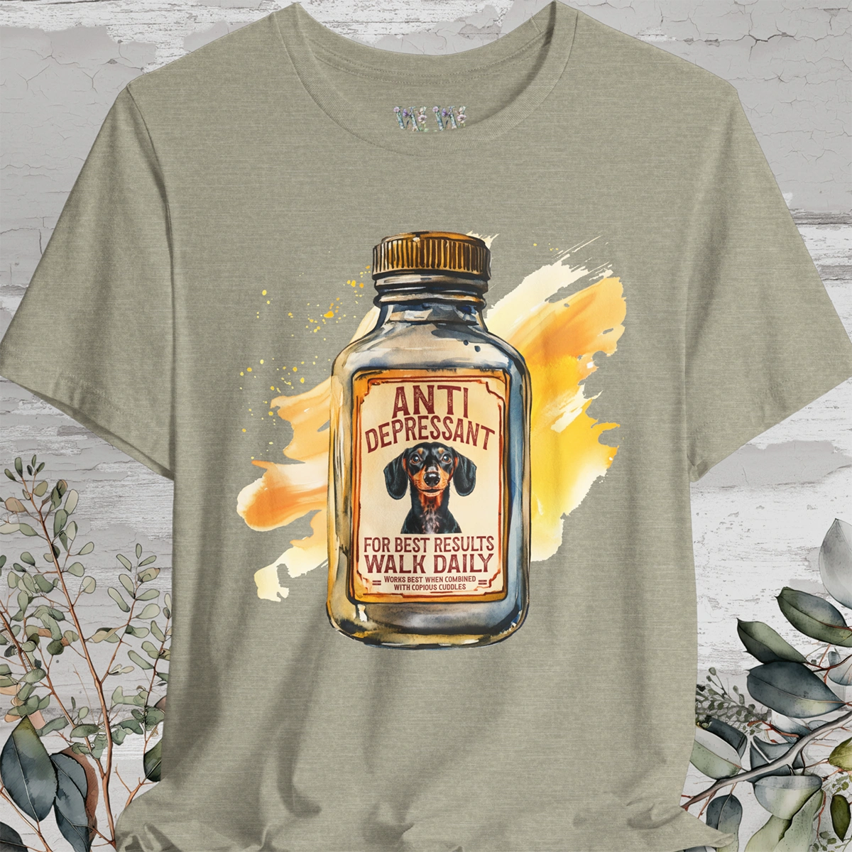 Dachshund Antidepressant T shirt